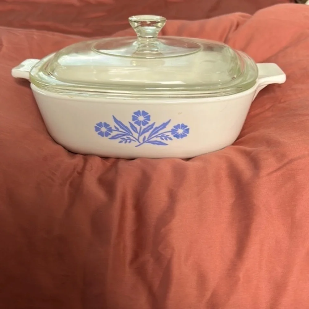 Vintage Corning Ware 1 Quart Baking Dish with Lid
